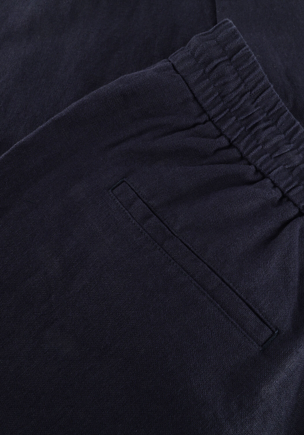 Donkerblauwe LES DEUX Wijde broek PATRICK LINEN PANTS - large