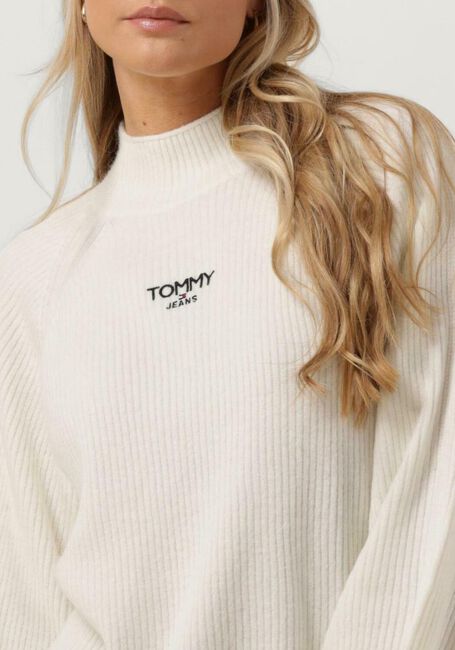 Ecru TOMMY JEANS Coltrui TJW RLX TURTLENECK LOFTY SWEATER - large