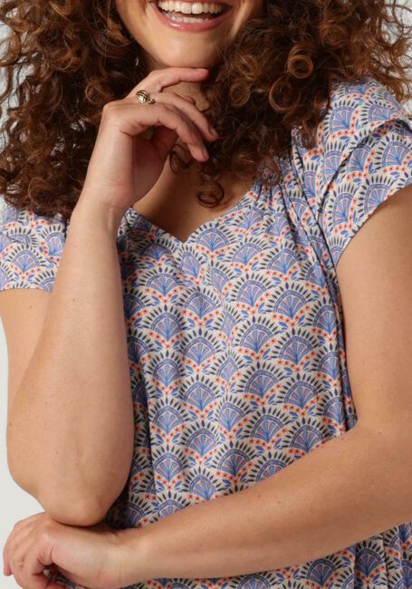 Blauwe CO'COUTURE Mini jurk SUNRISE CROPPED MEZE DRESS - large