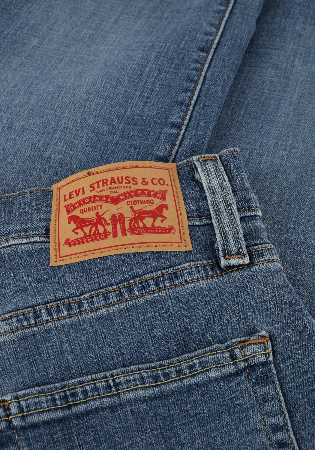 Blauwe LEVI'S Straight leg jeans 724 HIGH RISE STRAIGHT WAY WAY BACK - large