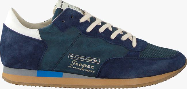 Blauwe PHILIPPE MODEL Lage sneakers TROPEZ VINTAGE - large