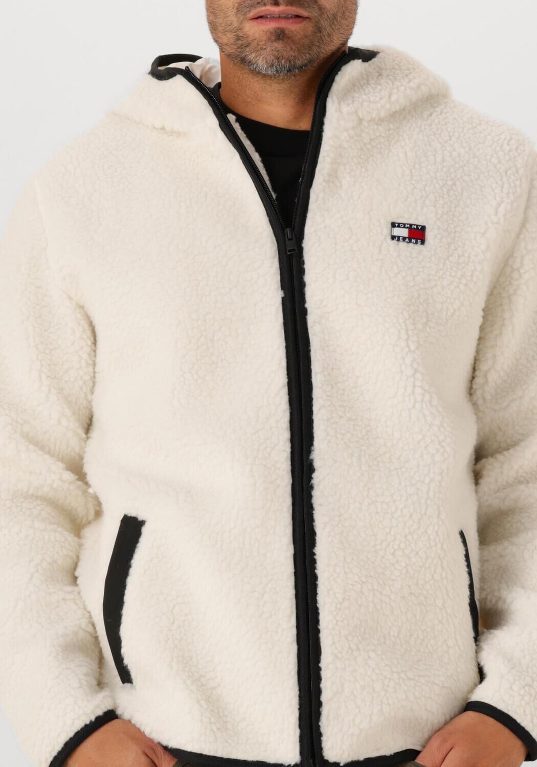 TOMMY JEANS Heren Truien & Vesten Tjm Reg Badge Teddy Beige