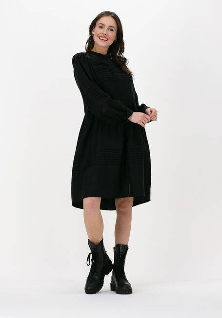 Zwarte LEVETE ROOM Mini jurk ROBBYN 2 DRESS - large