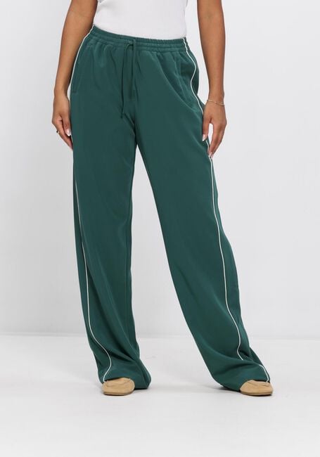 Groene CATWALK JUNKIE Broeken TRACKSUIT TROUSERS WITH PIPING - large