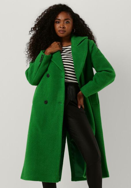 Groene Y.A.S. Mantel YASINFERNO LONG WOOL MIX COAT - large
