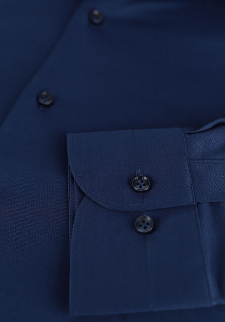 Donkerblauwe PROFUOMO Casual overhemd JAPANESE KNITTED - large