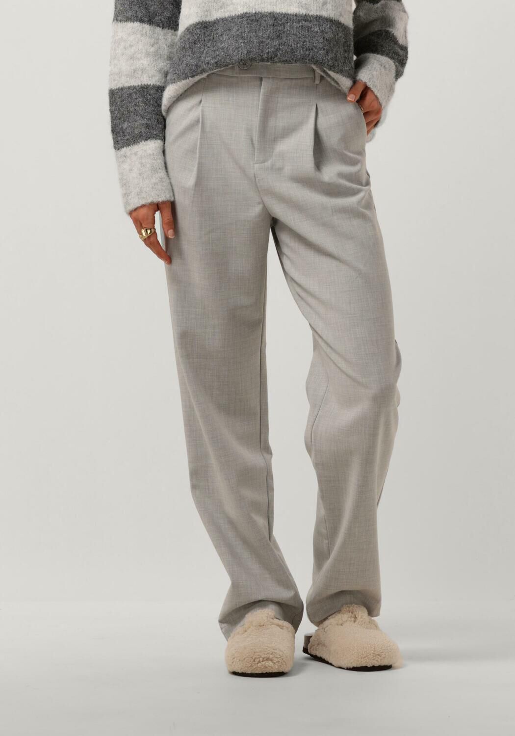 Grijze CIRCLE OF TRUST Pantalon LUCY PANTS Omoda