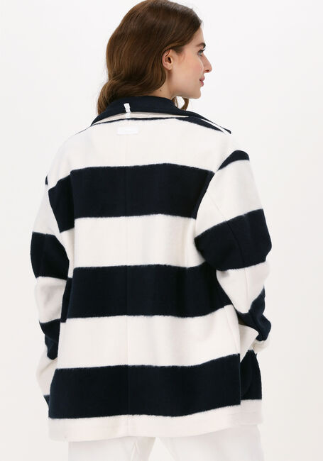 Ecru 10DAYS Jack SOFT JACKET STRIPE - large