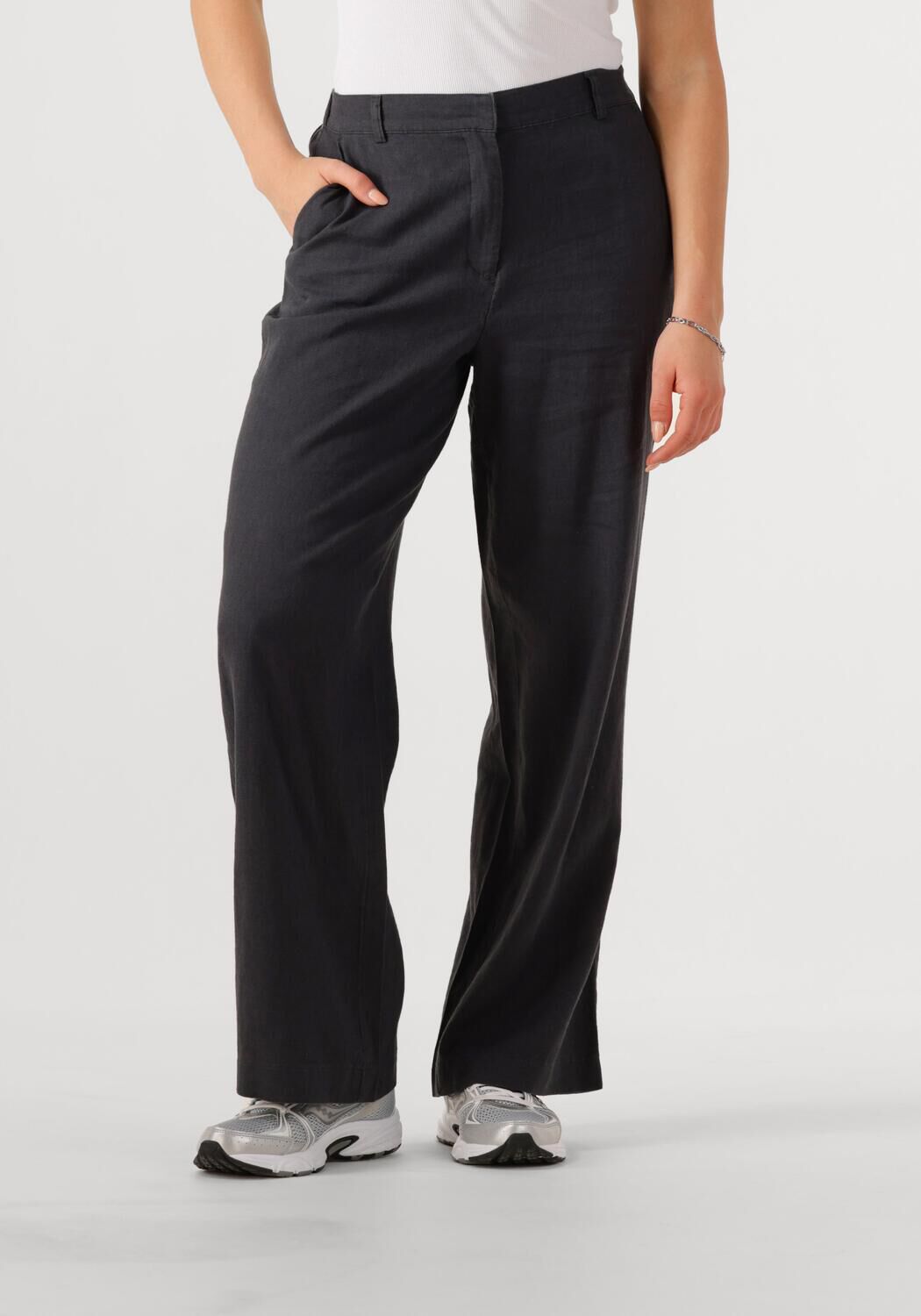 MSCH COPENHAGEN Dames Broeken Mschpennie Ginia Hw Pants Donkergrijs
