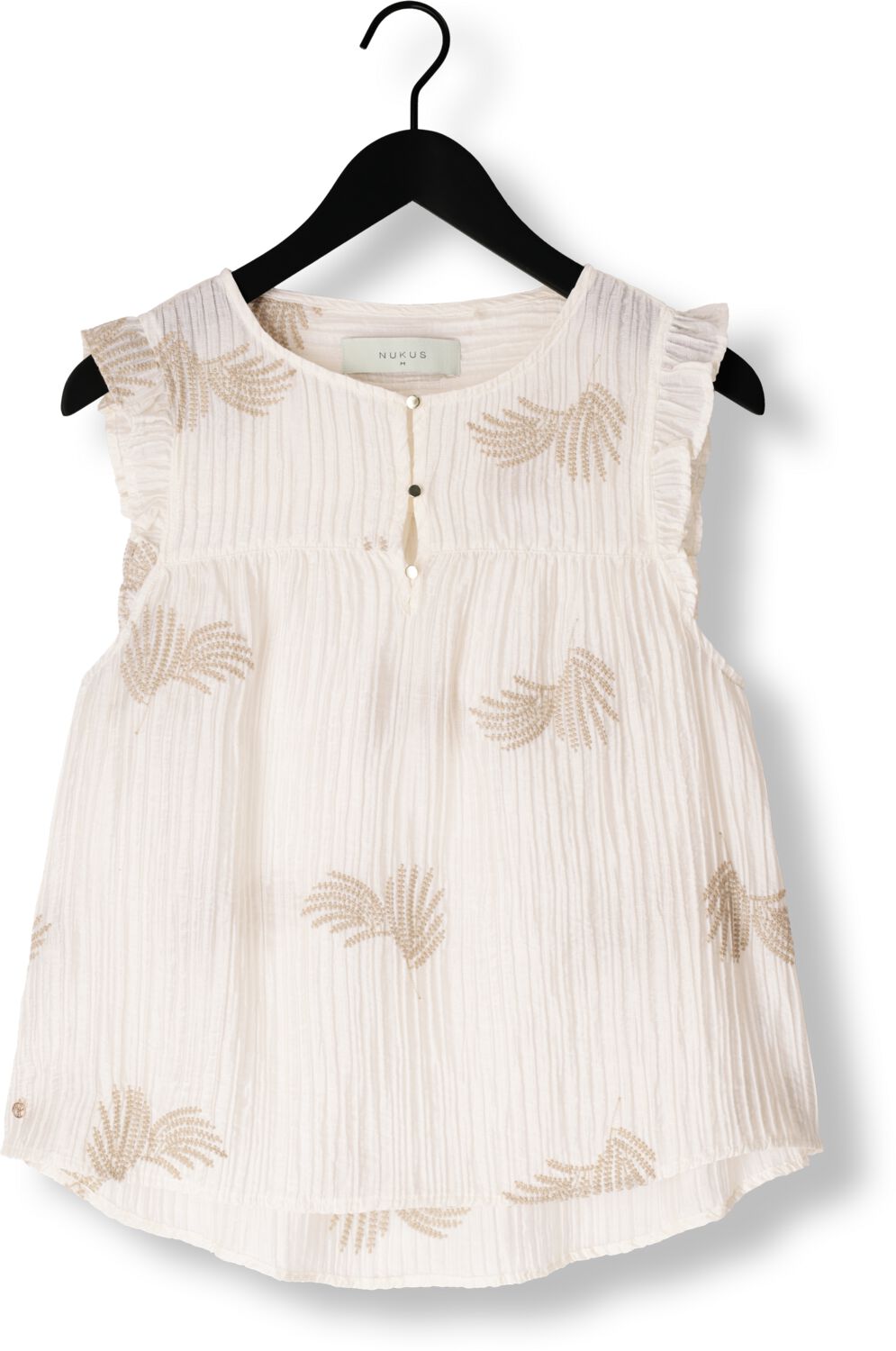 NUKUS Dames Tops & T-shirts Montel Top Gebroken Wit