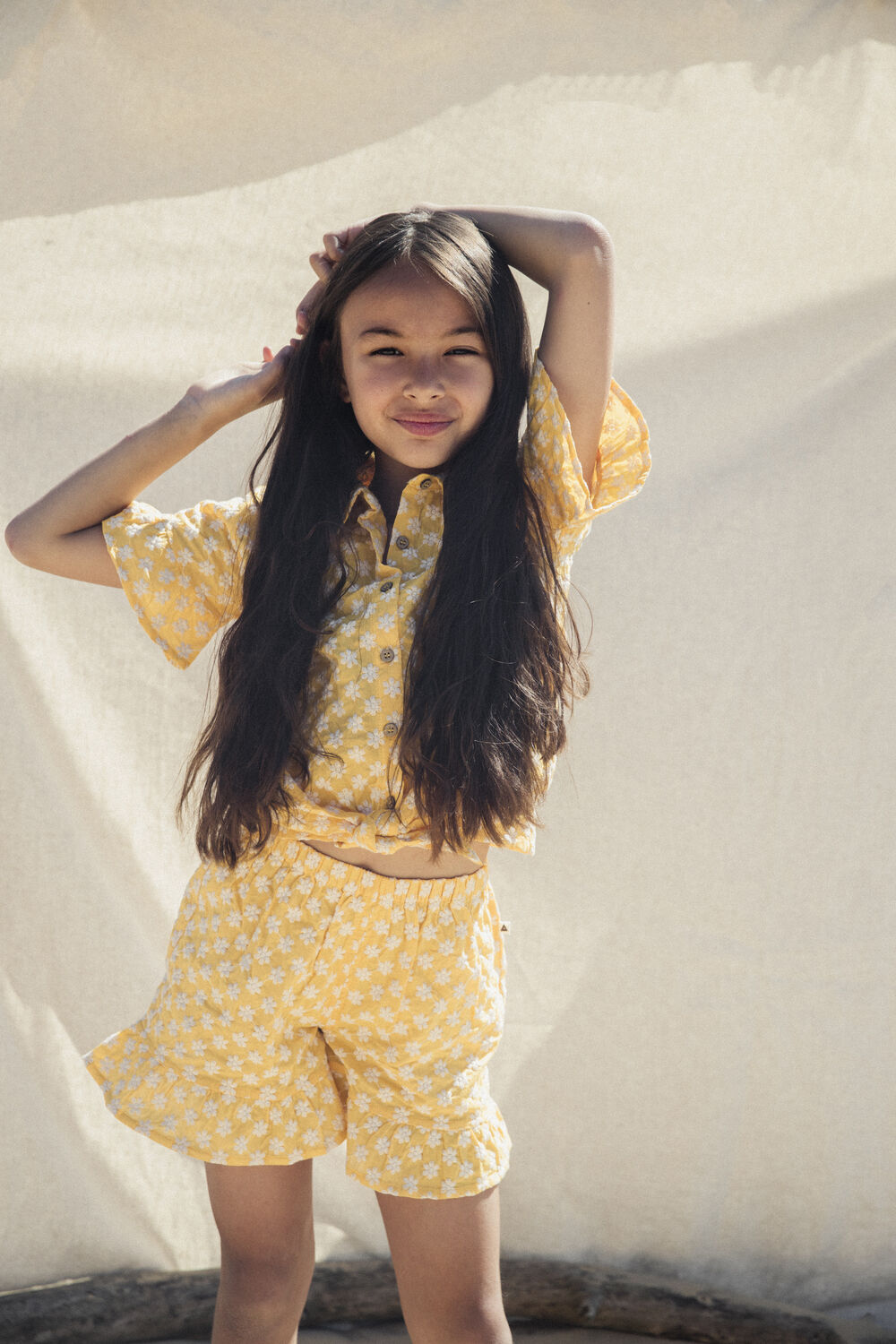 Gele AMMEHOELA Blouses AM.MAAN.02 - large