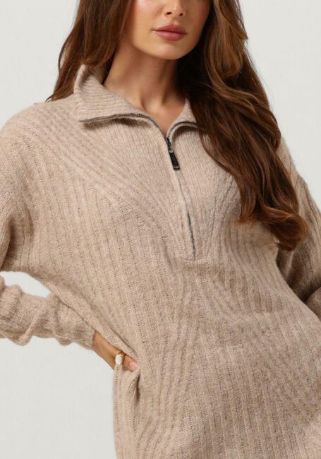 Beige MOSCOW Mini jurk 40-06-KAMILA-1 - large