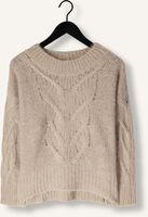 Beige SUMMUM Trui SWEATER BIG CABLE KNIT Beige SUMMUM Trui SWEATER BIG CABLE KNIT - medium