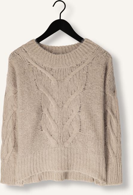 Beige SUMMUM Trui SWEATER BIG CABLE KNIT Beige SUMMUM Trui SWEATER BIG CABLE KNIT - large