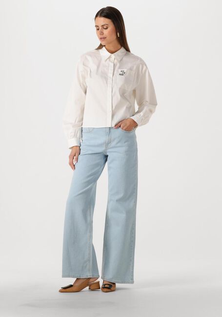 Witte ANOTHER LABEL Blouses DIEGA SHIRT L/S - large