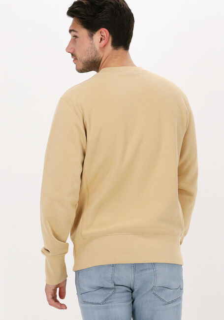 Gele CHAMPION Sweater CREWNECK SWEATSHIRT - large
