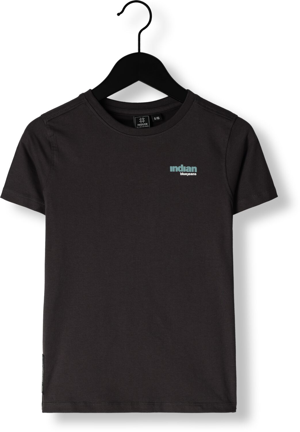 INDIAN BLUE JEANS Jongens Polo's & T-shirts T-shirt Backprint Wave Grijs
