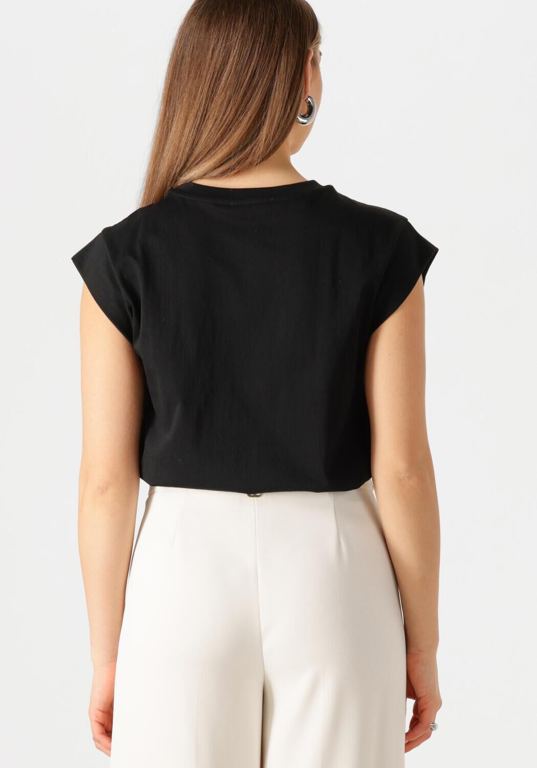 TWINSET MILANO Dames Tops & T-shirts 251tp2073 Zwart