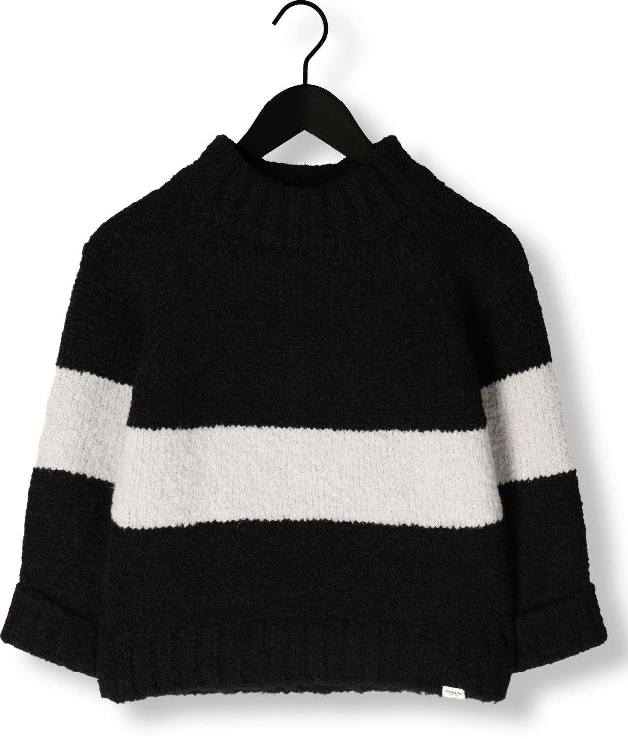 PENN & INK Dames Truien & Vesten 225 Jumper Stripe Zwart