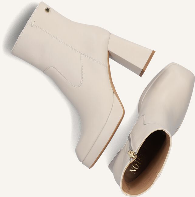 Witte NOTRE-V Enkellaarsjes AO132 Witte NOTRE-V Enkellaarsjes AO132 - large