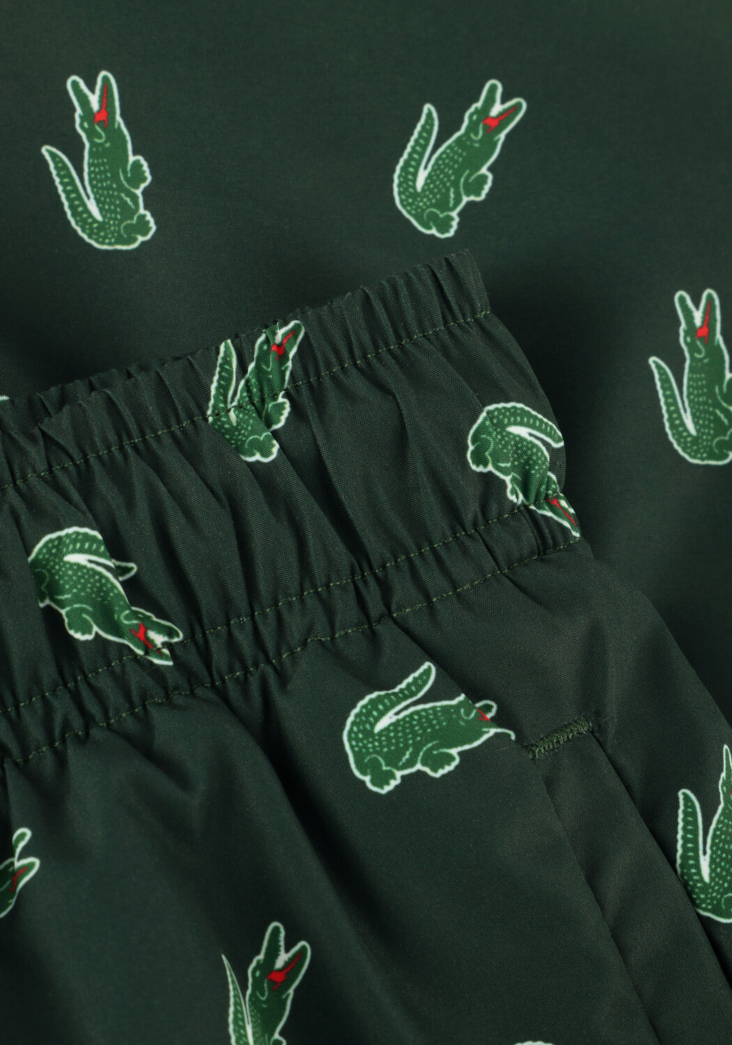 Groene LACOSTE Zwembroeken 1HM1 MEN'S SWIMMING TRUNKS - large