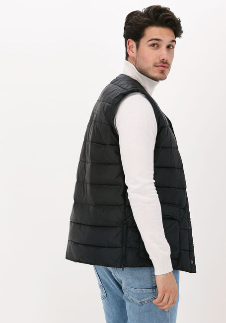 Zwarte ANERKJENDT Bodywarmer AKRASMUS PADDED GILET - large