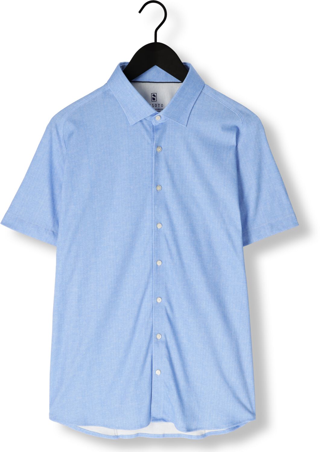 DESOTO Heren Overhemden Casual Kent 1 2 Lichtblauw