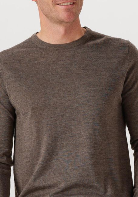Bruine STEFANO LAURAN Trui CREW - large