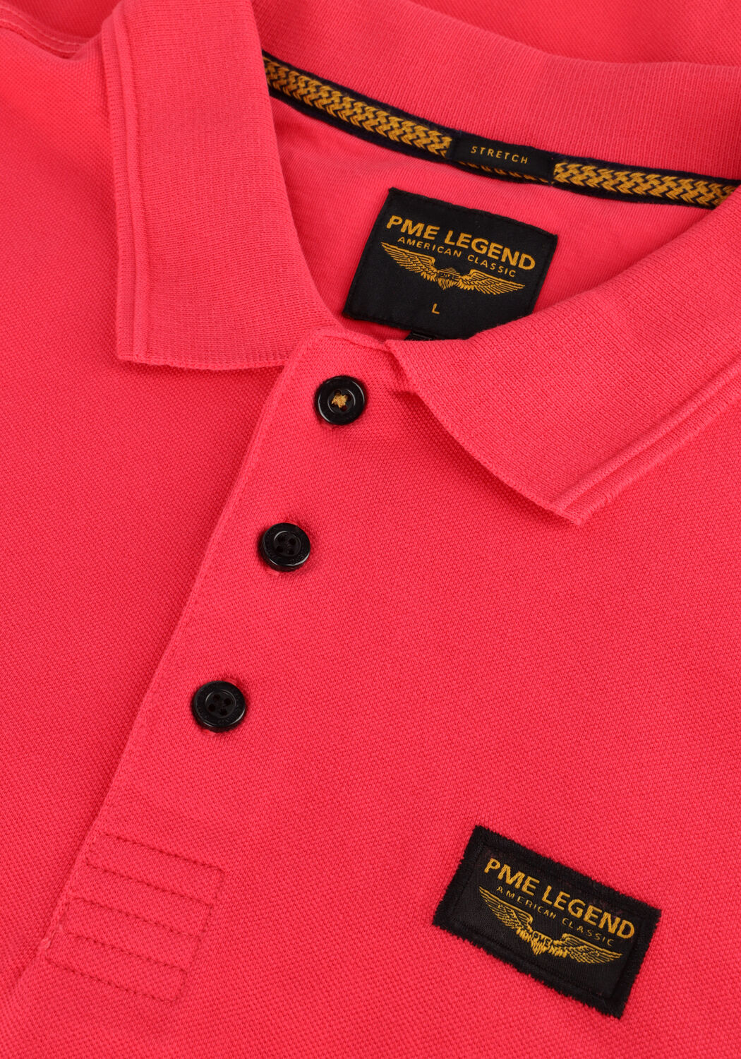 Roze PME LEGEND Polo SHORT SLEEVE POLO TRACKWAY - large