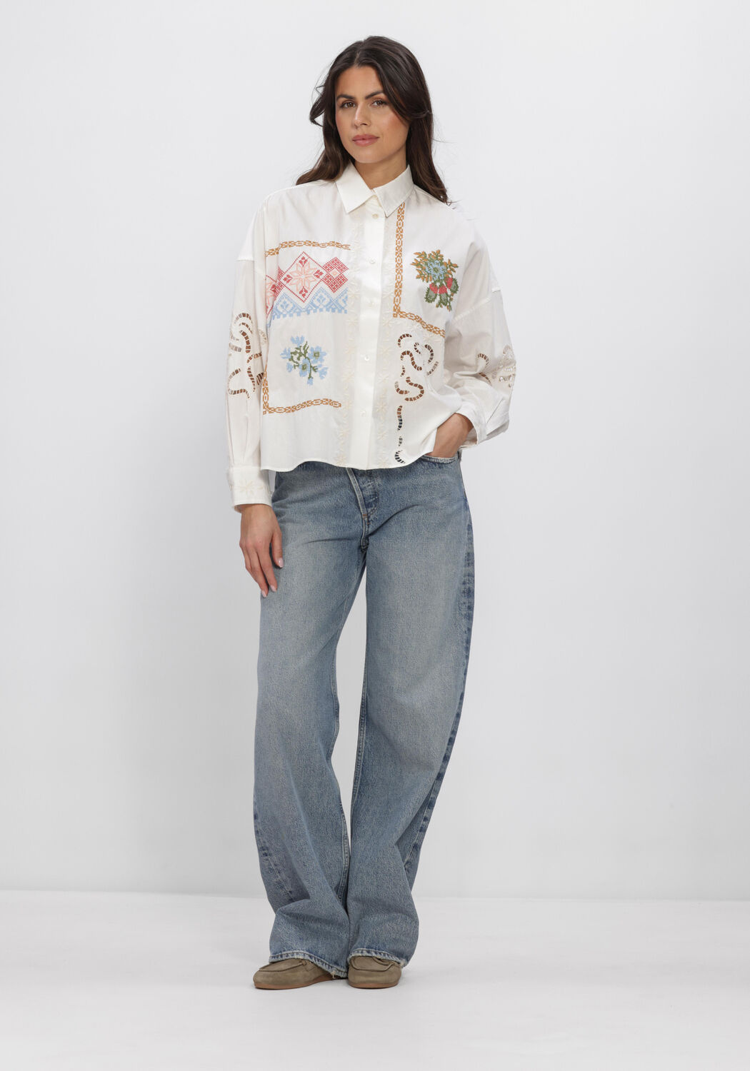 Blauwe FLORIS VAN BOMMEL Nette schoenen 19104 - large