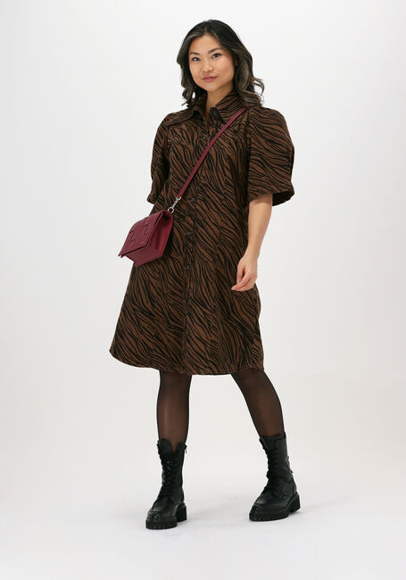 Bruine GESTUZ Mini jurk ABENA GZ DRESS - large