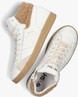 Witte WYSH Hoge sneaker LEA - medium