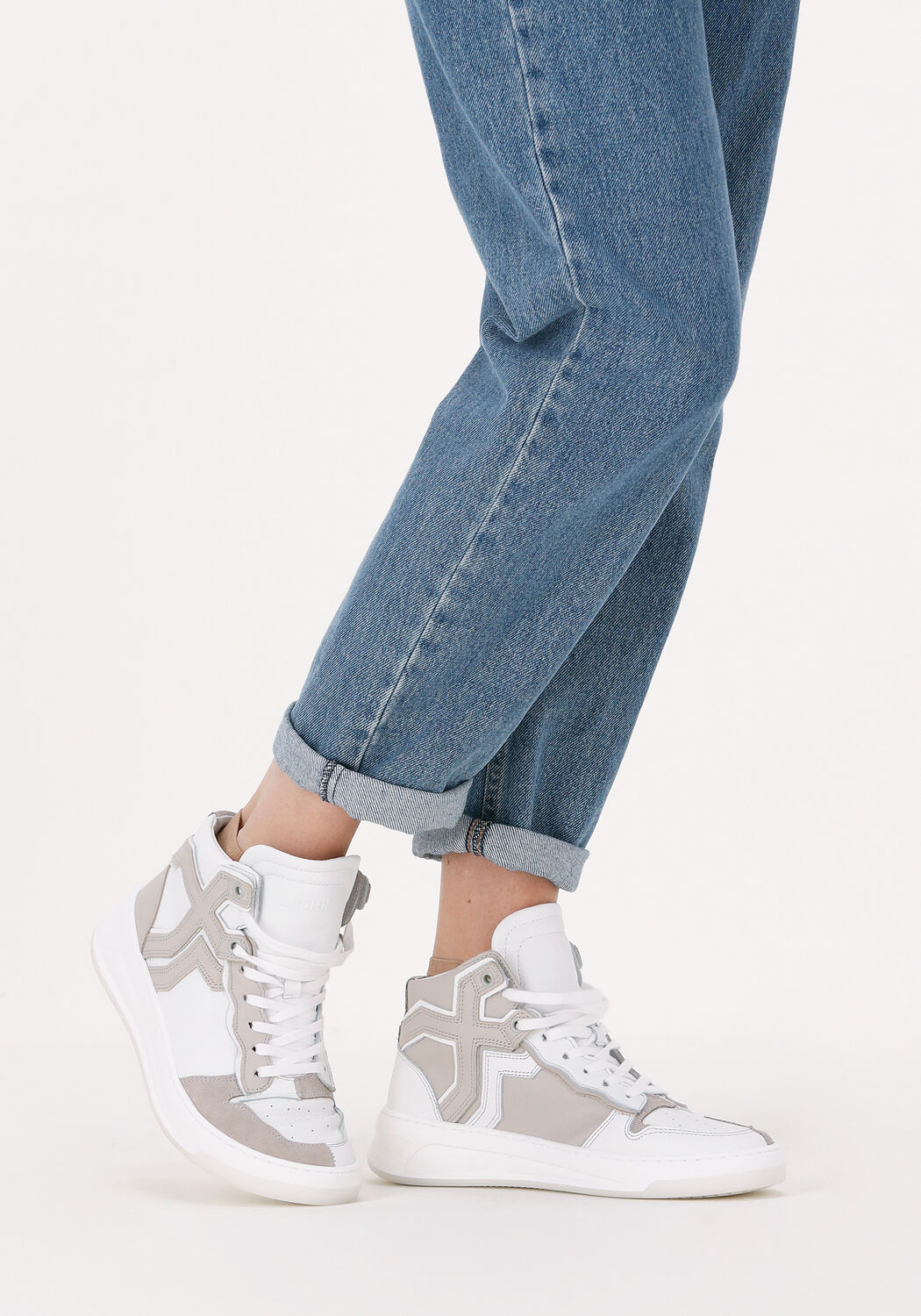 White BRONX Sneakers BBAISLEY | Omoda