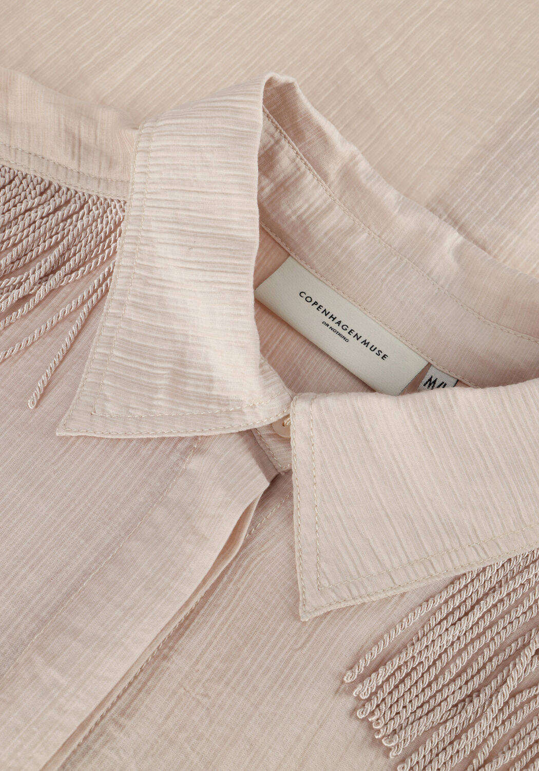 Beige COPENHAGEN MUSE Blouses CMPOPSY-SHIRT - large