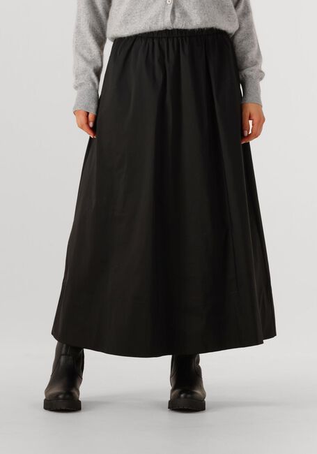 Zwarte NEO NOIR Maxirok YARA LONG POPLIN SKIRT - large