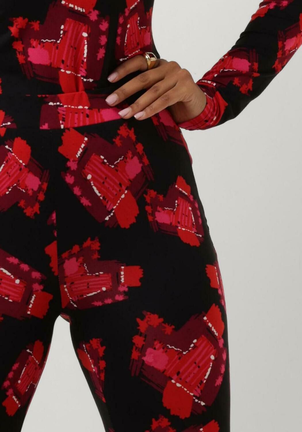 REFINED DEPARTMENT Dames Broeken Abba Zwart
