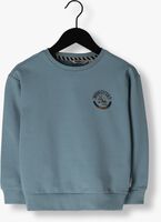 Blauwe MOODSTREET Sweater PRINT FRONT AND BACK SWEATER - medium