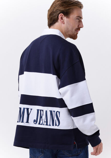 Multi TOMMY JEANS Trui TJM SKATER ARCHIVE BLOCK RUGBY - large