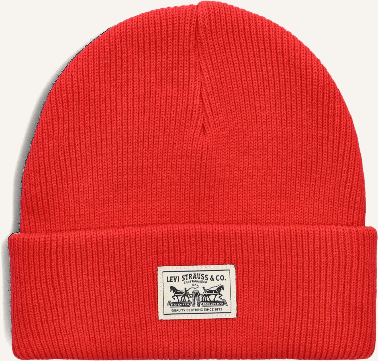 Rode LEVI'S Muts BACKPATCH BEANIE | Omoda