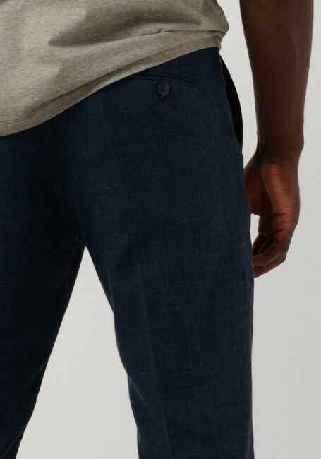 Donkerblauwe SELECTED HOMME Pantalon SLHSLIM-OASIS LINEN TRS NOOS - large