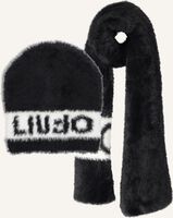 Zwarte LIU JO Sjaal LOGO - medium