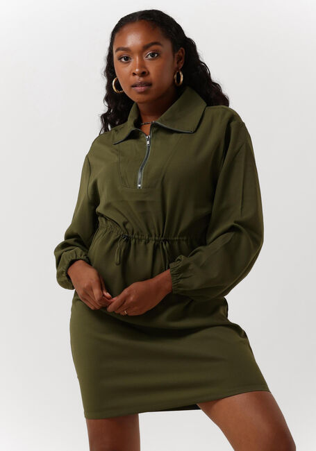 Groene ANOTHER LABEL Mini jurk ROSELYN DRESS L/S - large