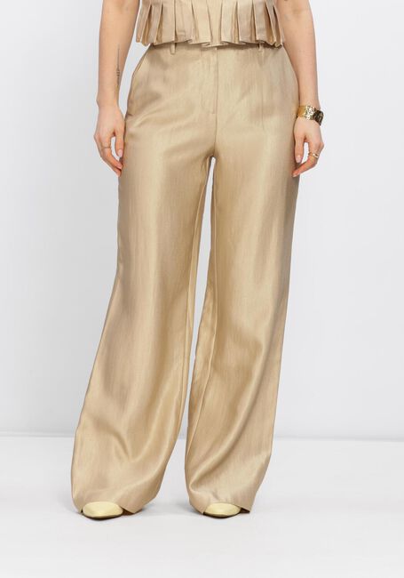 Gouden FREEBIRD Wijde broek F-WV-SHINY-TWILL-26-1 - large