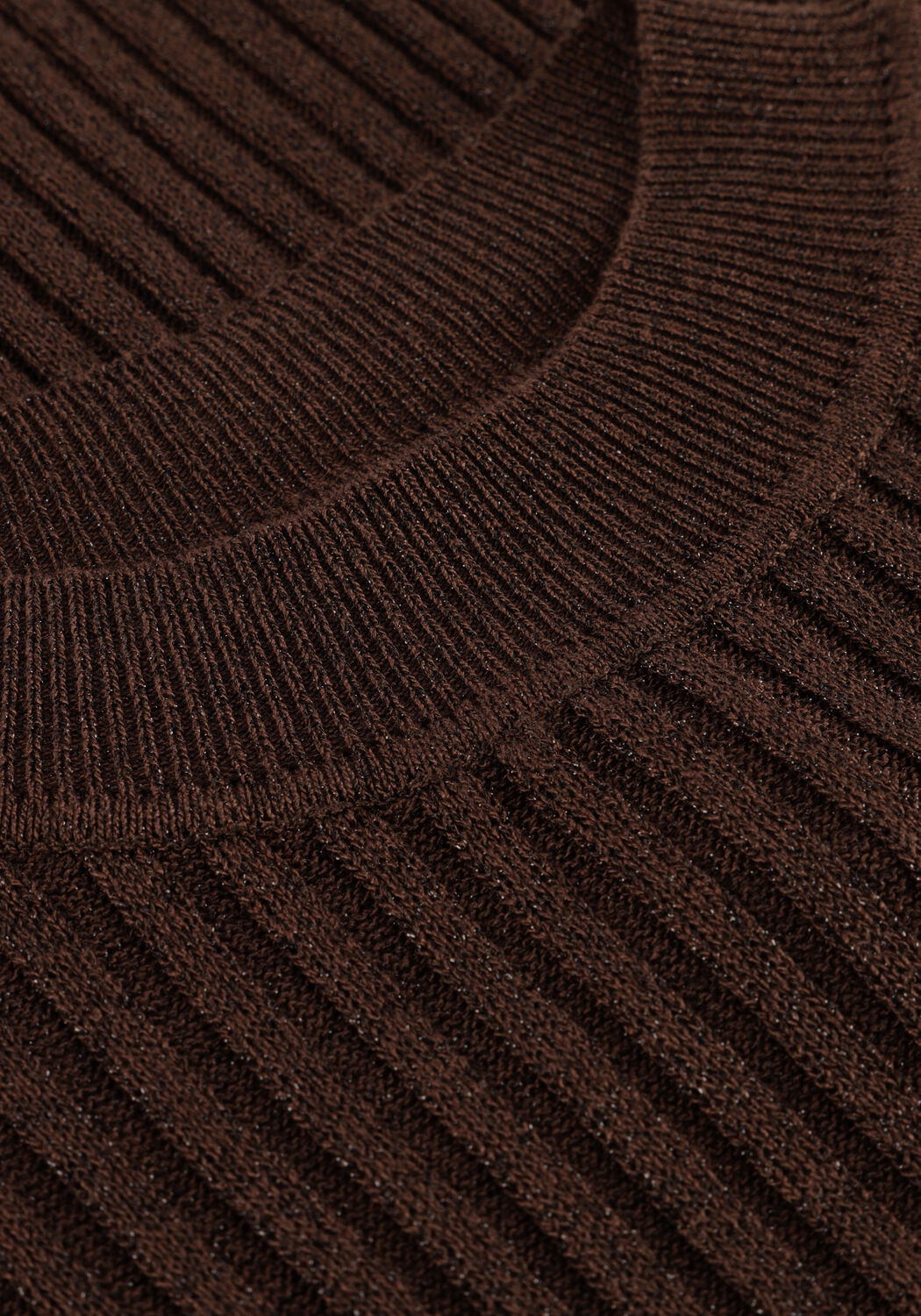 Bruine NOTRE-V Trui NV-GRIET - large