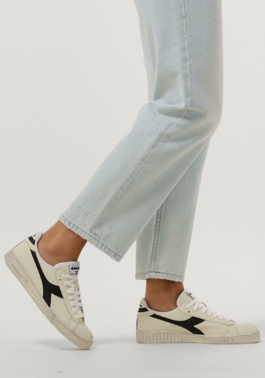 beige diadora lage sneakers game l low waxed wn
