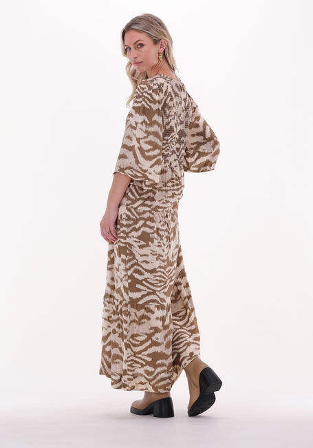Taupe SECOND FEMALE Maxi jurk BIRCH DRESS - large