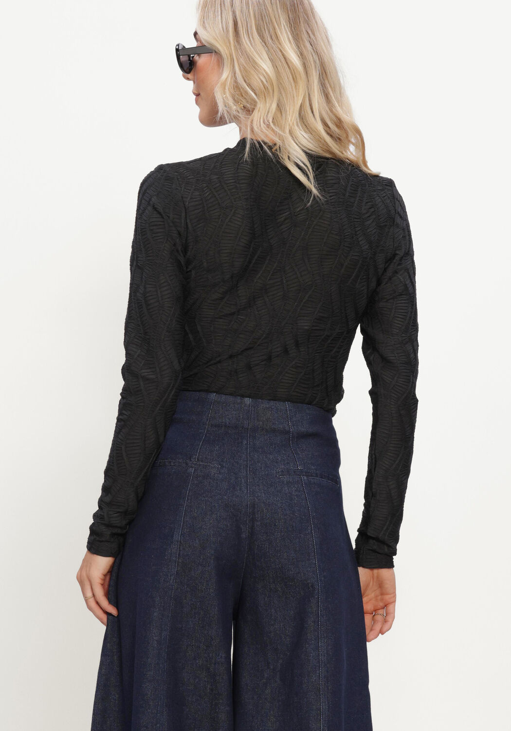 Zwarte COPENHAGEN MUSE Top CMJERI-BLOUSE - large