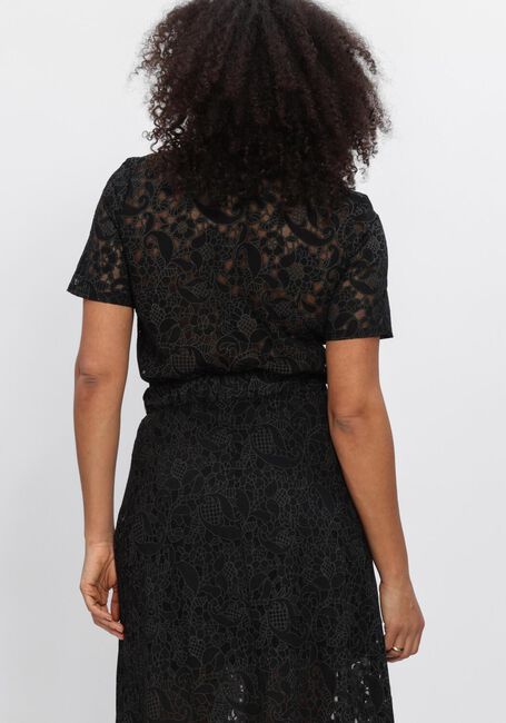 Zwarte OBJECT Top OBJBIANCA S/S LO POLO TOP - large