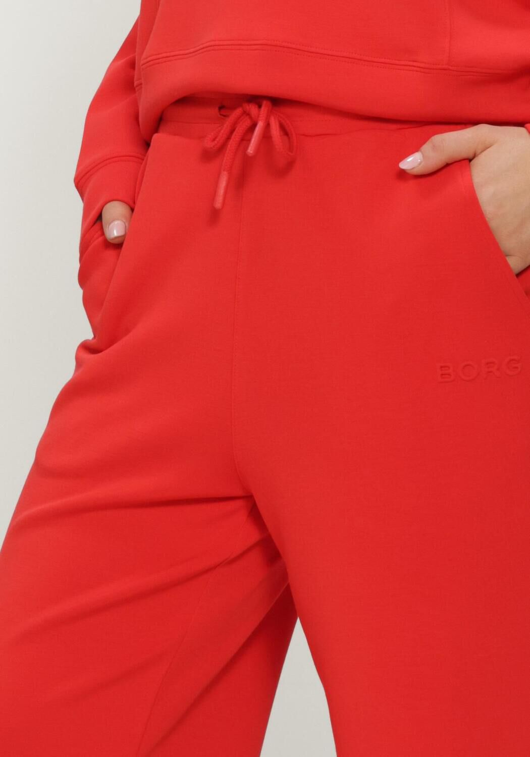 Rode BJORN BORG Joggingbroek STUDIO SOFT SWEATPANTS - large