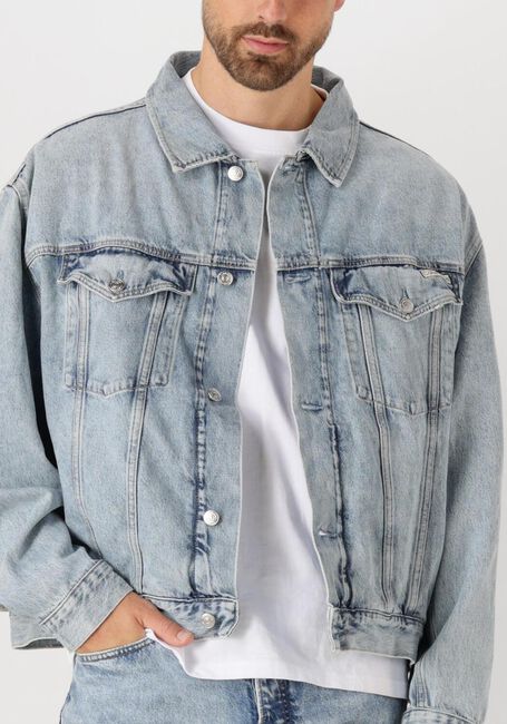 Blauwe CALVIN KLEIN Spijkerjas RELAXED DENIM JACKET - large